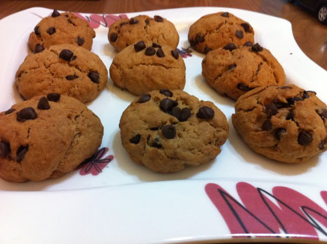 homemade Chocolate chip cookies