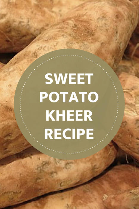 sweet potato kheer