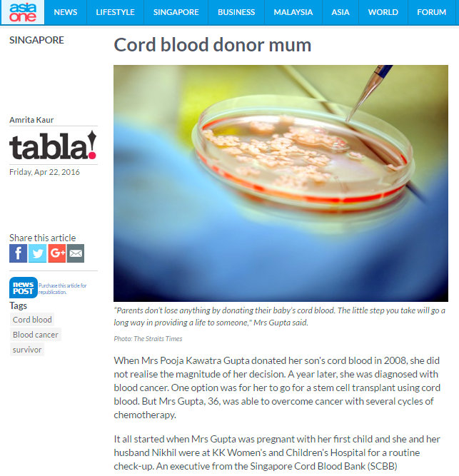 Cord blood donor