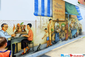 Tiong Bahru Fortune teller pasam mural