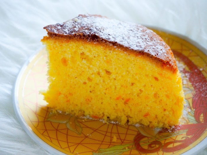 Orange sponge cake