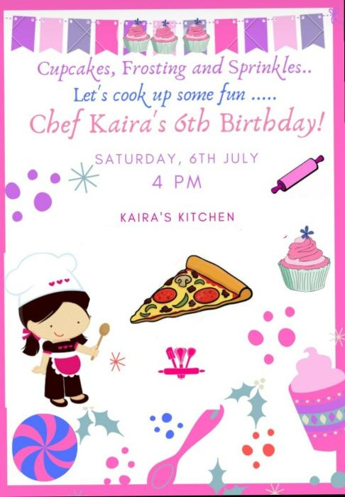 Chef Kaira Birthday